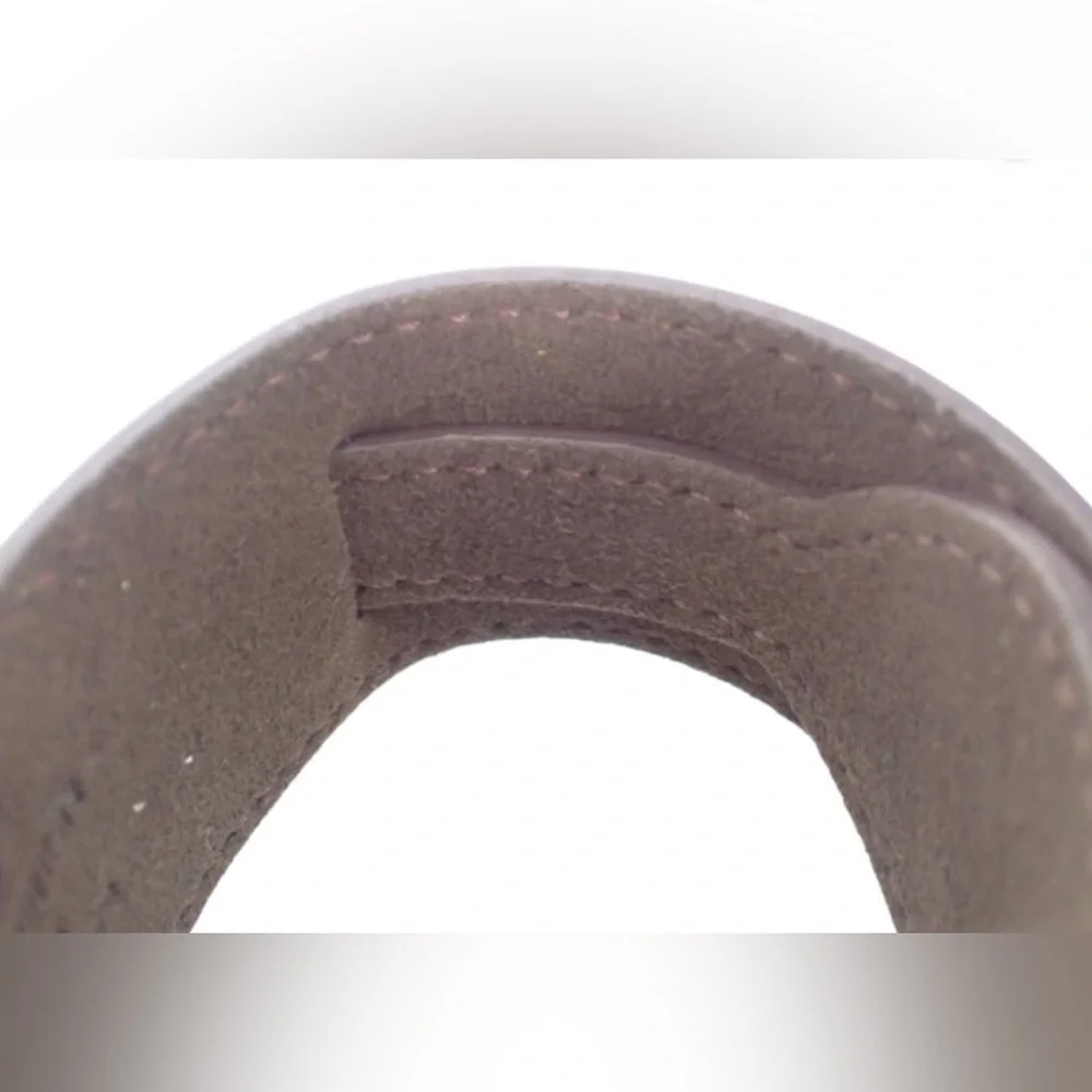 Louis Vuitton Monogram Glacé Leather Cuff Bracelet | June 2002 France | COA